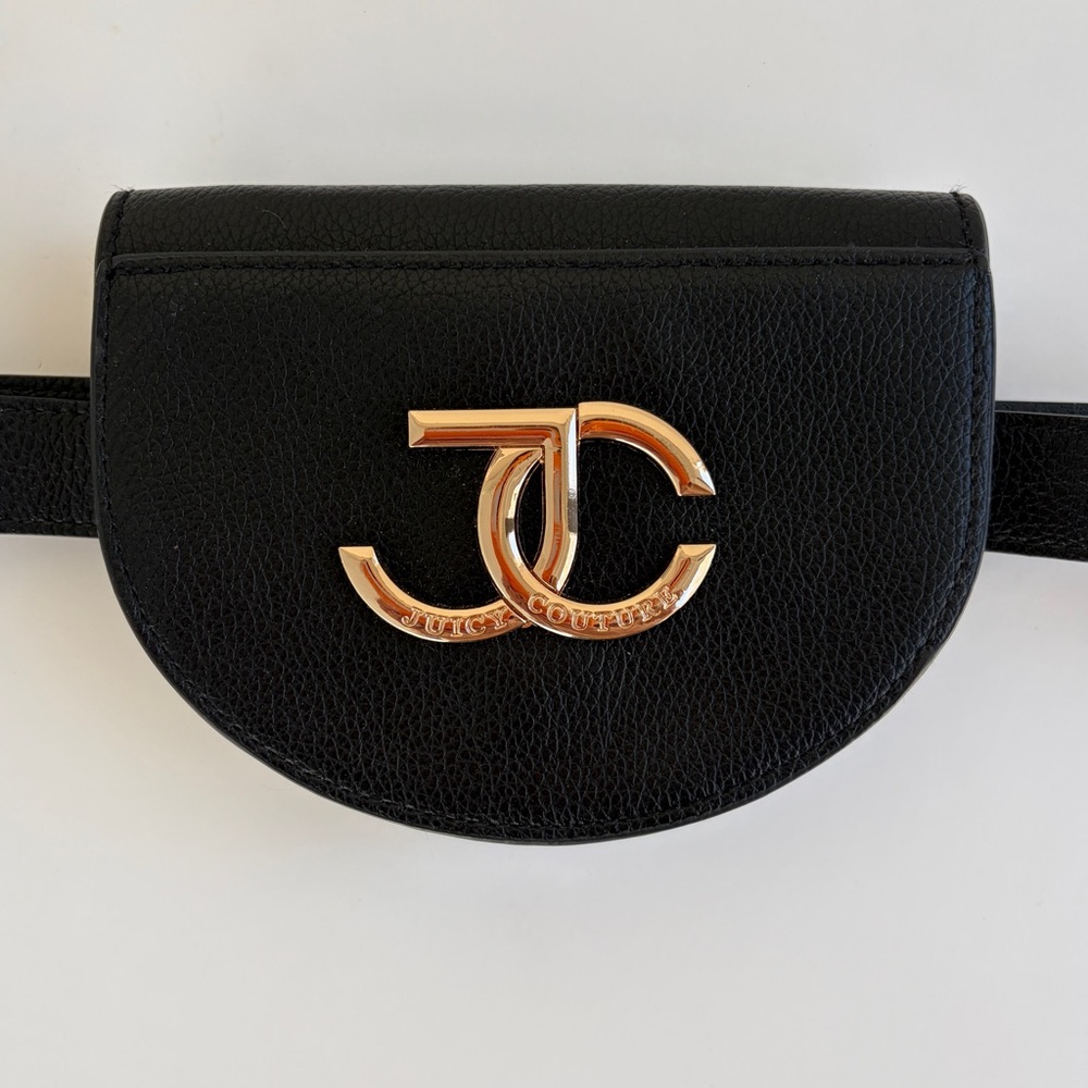 JUICY COUTURE Black Belt Bag NEW Women